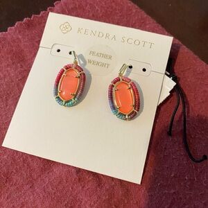 Kendra Scott earrings with tags